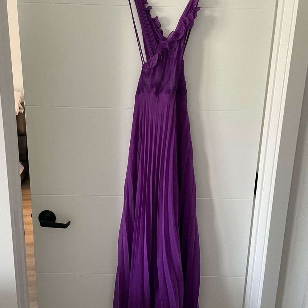 Elegant Purple Women's Dress
